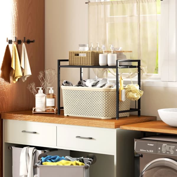 Mikrobølgeovn Hylde, 39.5-64x32x47.5 cm, Sort