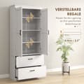 Miniatyrbillede 6 af 9: Køkkenskab, 75x39x178 cm, Creme Hvid