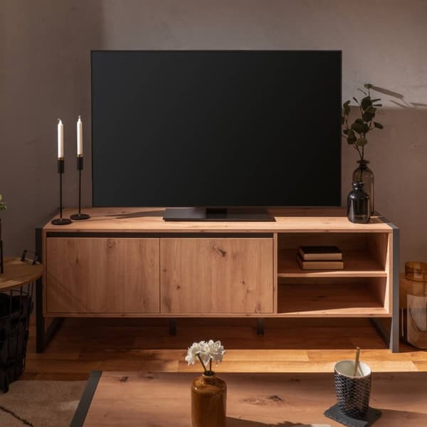 TV-kaappi, 160x55x40 cm, Harmaa