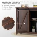 Miniatyrbillede 5 af 8: Køkkenbuffet Opbevaringsskab, 31,5x16x32 tommer, Brun