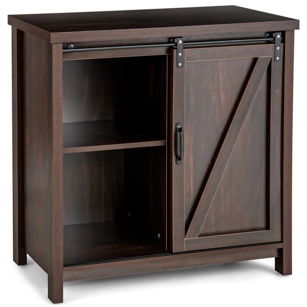 Køkkenbuffet Opbevaringsskab, 31,5x16x32 tommer, Brun