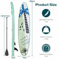 Miniatyrbild 5 av 8: Uppblåsbar Stand Up Paddle Board, 335x76x15 cm