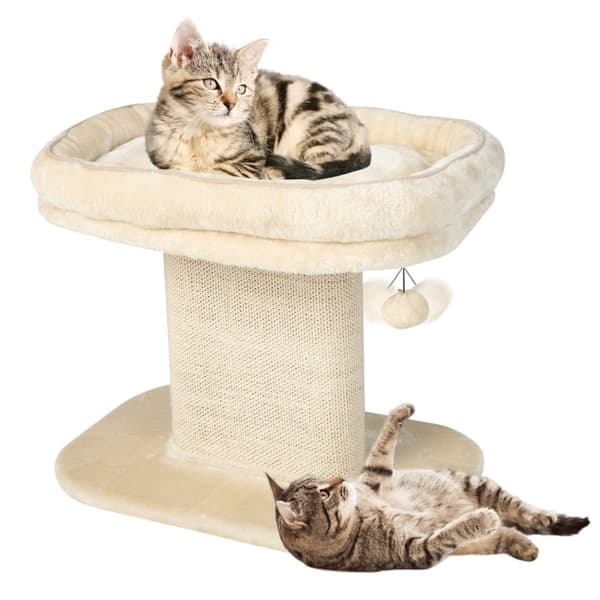 Kissapuun torni, 59x39.5x50 cm, beige