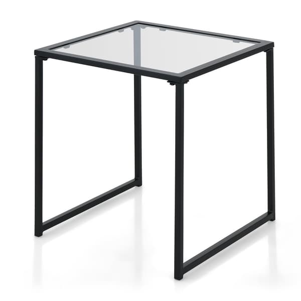 Sidebord, 17x17x18 tommer, Sort