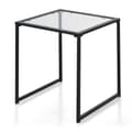 Miniatyrbillede 4 af 8: Sidebord, 17x17x18 tommer, Sort