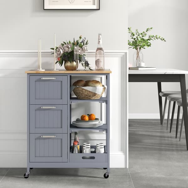 Köksö Vagn, 26.5x14.5x33 tum, Grå