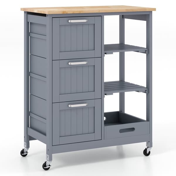 Köksö Vagn, 26.5x14.5x33 tum, Grå