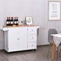 Miniatyrbillede 3 af 8: Køkkenø Trolley, 136x76x91 cm, Hvid