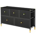 Miniatyrbild 4 av 8: Golvdresser förvaringsorganisatör, 39,5"x12"x23", Svart