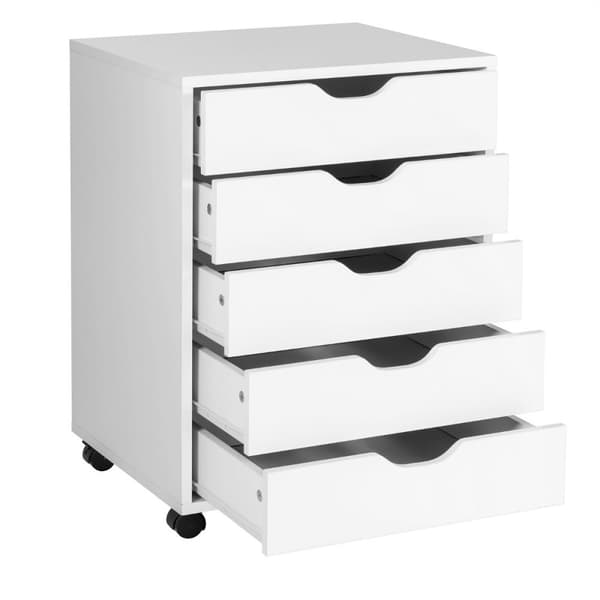 Rullcontainer, 48x39.5x65.5 cm, Vit