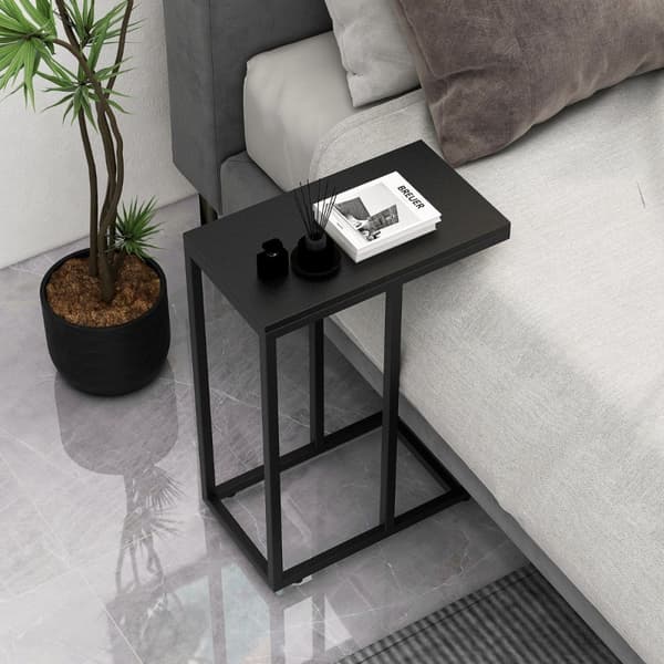 Sidobord, 45,5x25,5x64 cm, Svart