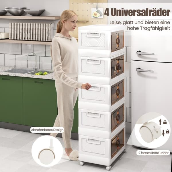 Opbevaringskasse, 169x59.9x37.5 cm, Hvid