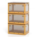 Miniatyrbillede 2 af 2: Opbevaringskasser, 66x46x111 cm, Gul