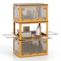 Miniatyrbillede 1 af 2: Opbevaringskasser, 66x46x111 cm, Gul