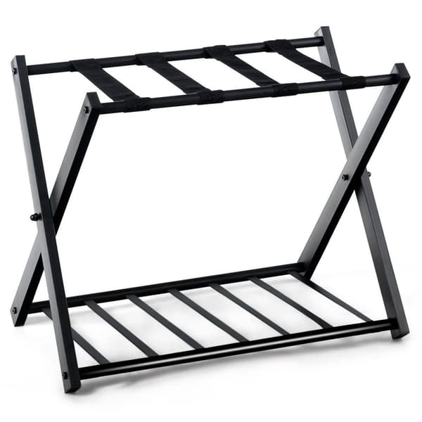 Resväskställ, 68x45x57 cm, Svart