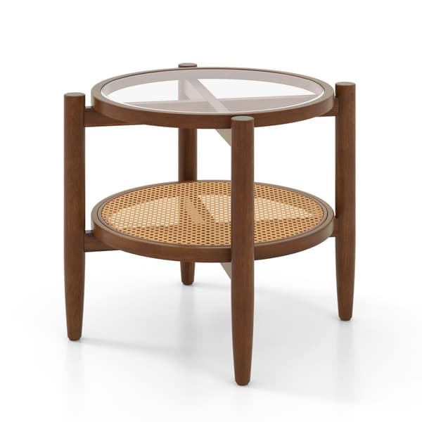 Sidebord, 22x22x18 tommer, Brun