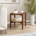 Miniatyrbillede 2 af 8: Sidebord, 22x22x18 tommer, Brun