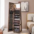 Miniatyrbild 3 av 8: Smyckesskåp Armoire, 15.5x15x64 tum, Brun