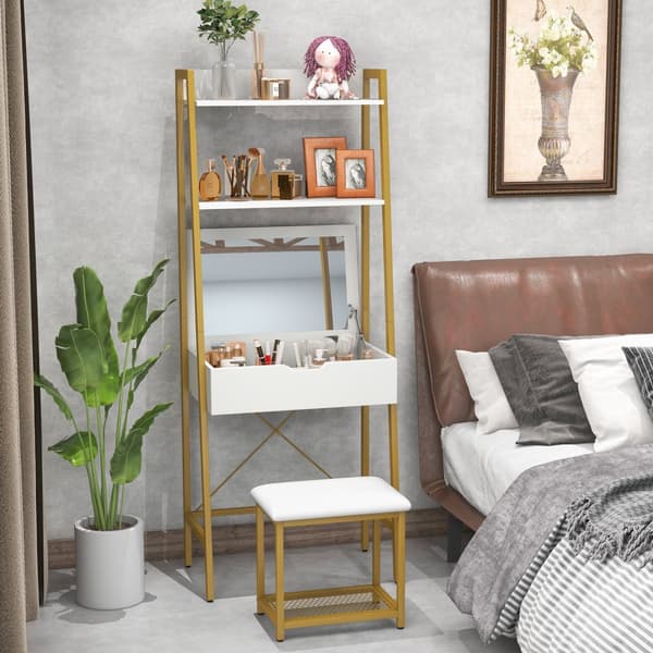 Toiletbordssæt, 23,5x15,5x64,5 tommer, Sort/Brunt/Guld/Hvid