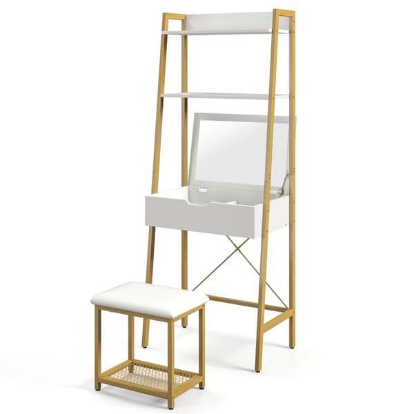 Toiletbordssæt, 23,5x15,5x64,5 tommer, Sort/Brunt/Guld/Hvid