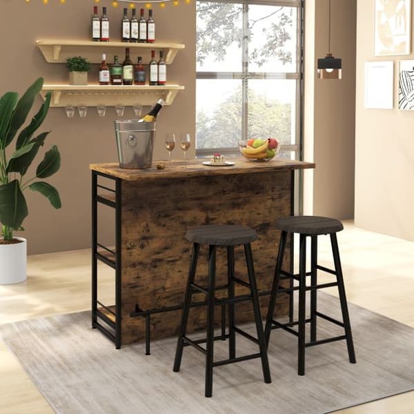 Hjemmebar enhed, 120x60x101 cm, Brun