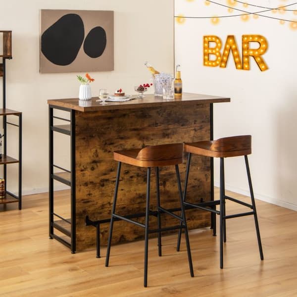 Hjemmebar enhed, 120x60x101 cm, Brun