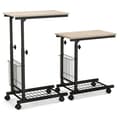 Miniatyrbillede 7 af 8: Slutbord, 20x12x23-31.5 tommer, Sort/Brunt
