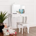 Miniatyrbild 3 av 8: Sminkbord Set, 70x34x104 cm, Vit