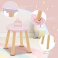Miniatyrbild 8 av 8: Sminkbord och pall set, 70x34x100 cm, Vit