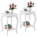 Miniatyrbillede 4 af 8: Accent Side Tables, 40x40x60 cm, Hvid