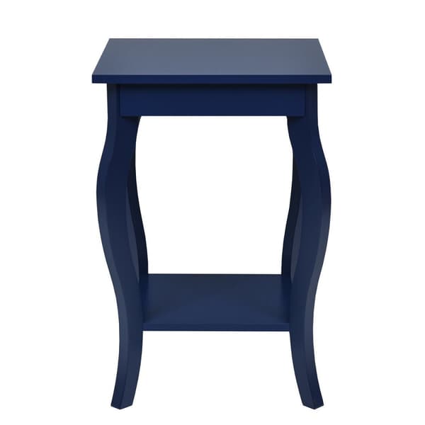 Accent Side Tables, 16x16x24 tommer, Blå