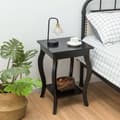 Miniatyrbillede 3 af 8: Sidebord, Accent Sofa End, 16x16x24 tommer, Sort