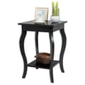 Miniatyrbillede 1 af 8: Sidebord, Accent Sofa End, 16x16x24 tommer, Sort