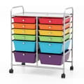 Miniatyrbillede 1 af 8: Rullekurv Opbevaring, 25x15x29.5 tommer, Multifarvet