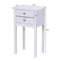 Miniatyrbillede 4 af 8: Sidebord, 40,6x33,0x76,2 cm, Hvid