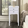 Miniatyrbillede 2 af 8: Sidebord, 40,6x33,0x76,2 cm, Hvid