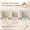 Miniatyrbillede 7 af 8: Sminkebord, 96x39x135.5 cm, Hvid + Guld
