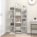 Miniatyrbillede 3 af 8: Bogreol, 34x10x55.5 tommer, Hvid