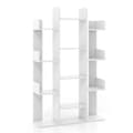 Miniatyrbillede 1 af 8: Bogreol, 34x10x55.5 tommer, Hvid