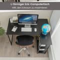 Miniatyrbild 5 av 8: Hörnbord, 120x88x74,5 cm, Svart