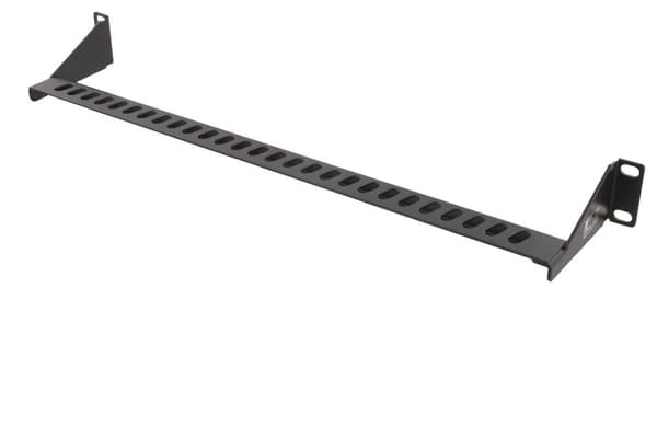 Cable support for 19" installation, 1U, black