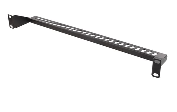 Cable support for 19" installation, 1U, black