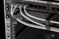Miniatyrbilde 5 av 7: 19" cable management, metal, 5 loops, 1U, black