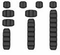 Miniatyrbild 1 av 8: 10-Pack - Självhäftande Kabelhållare - Multi-Set i Flera Storlekar!