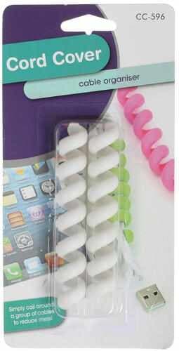2-Pack - Kabelfodral Spiral – För Smidig Sladdhantering!