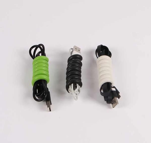2-pack - Kierukkakaapelipidike - Järjestettyihin kaapeleihin!