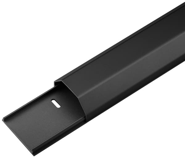 Halvrund kabelkanal i aluminium