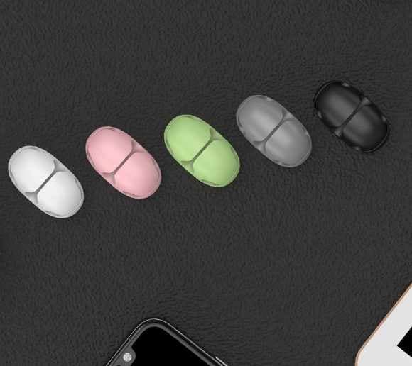 2-Pack - Kabelhållare  Tre Kablar – Effektiv Sladdorganisation för Ditt Hem eller Kontor!