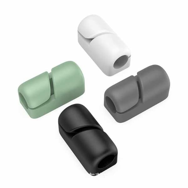4-Pack - Kabelhållare Självhäftande - En Kabel
