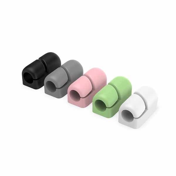 4-Pack - Kabelhållare Självhäftande - En Kabel